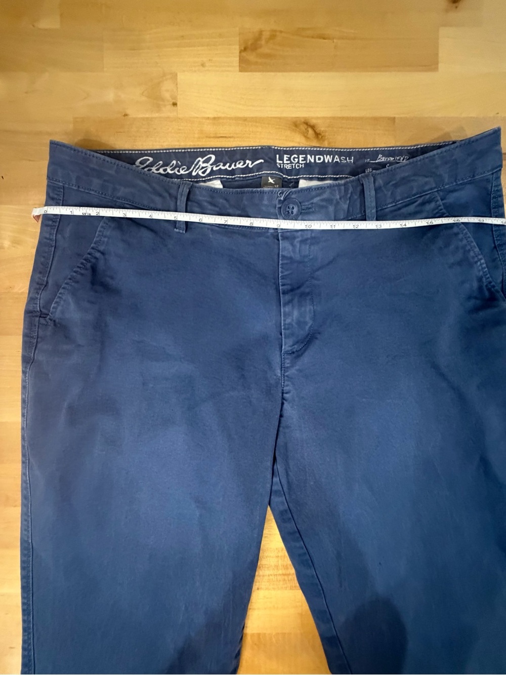 Eddie Bauer Women's Boyfriend Slim Legend Wash Stretch Pants Specially Died - Picture 11 of 15